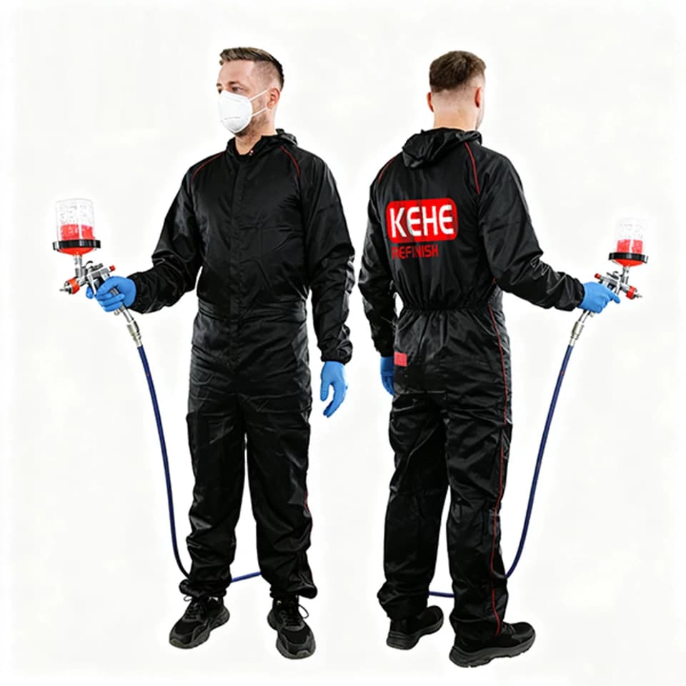 Reusable Biohazard Hazmat Suit | Anti-Static, Breathable | Paint, Weld, Lab - Thumbnail 5