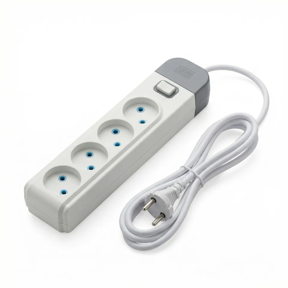 4-in-1 UK Extension Lead | 2M Cable, Switched | 230V/10A Power Socket - Thumbnail 7