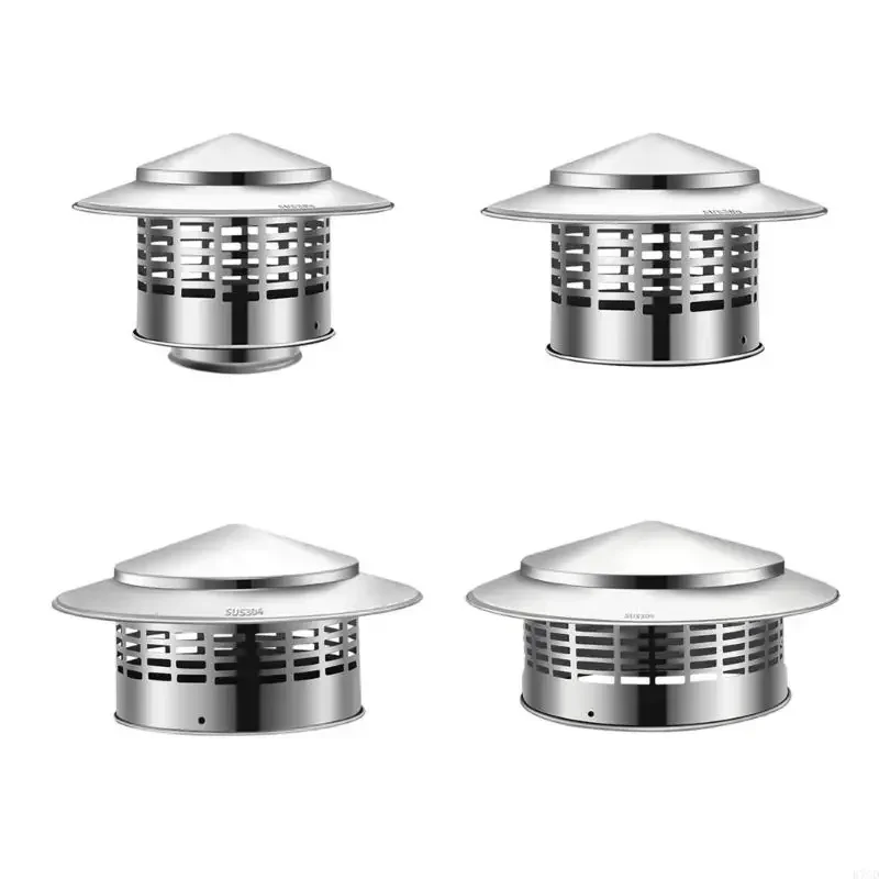 Stainless Steel Soffit Vent | Wall Air Outlet & Exhaust Hood | For Ducts & Chimneys - Thumbnail 5