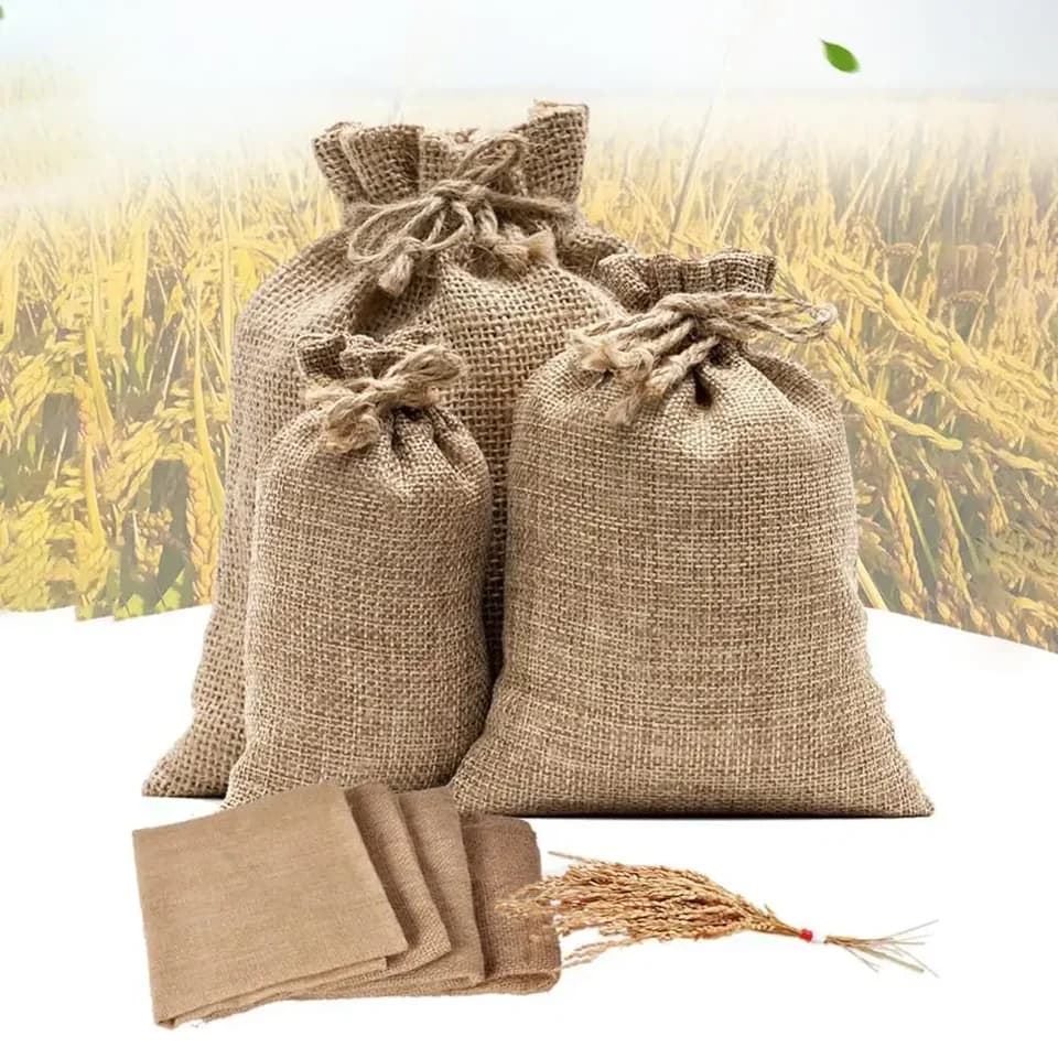Woven Rubble Sack | Heavy Duty Jute Bag | Large 50kg Capacity - Thumbnail 2