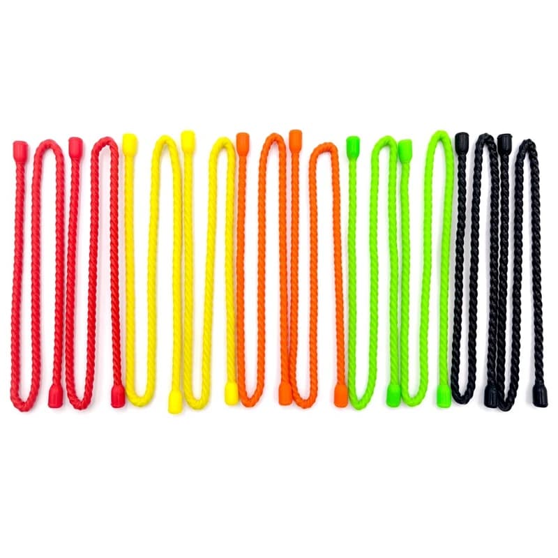 Wall Ties: multiple colourful cords, different colour variants.