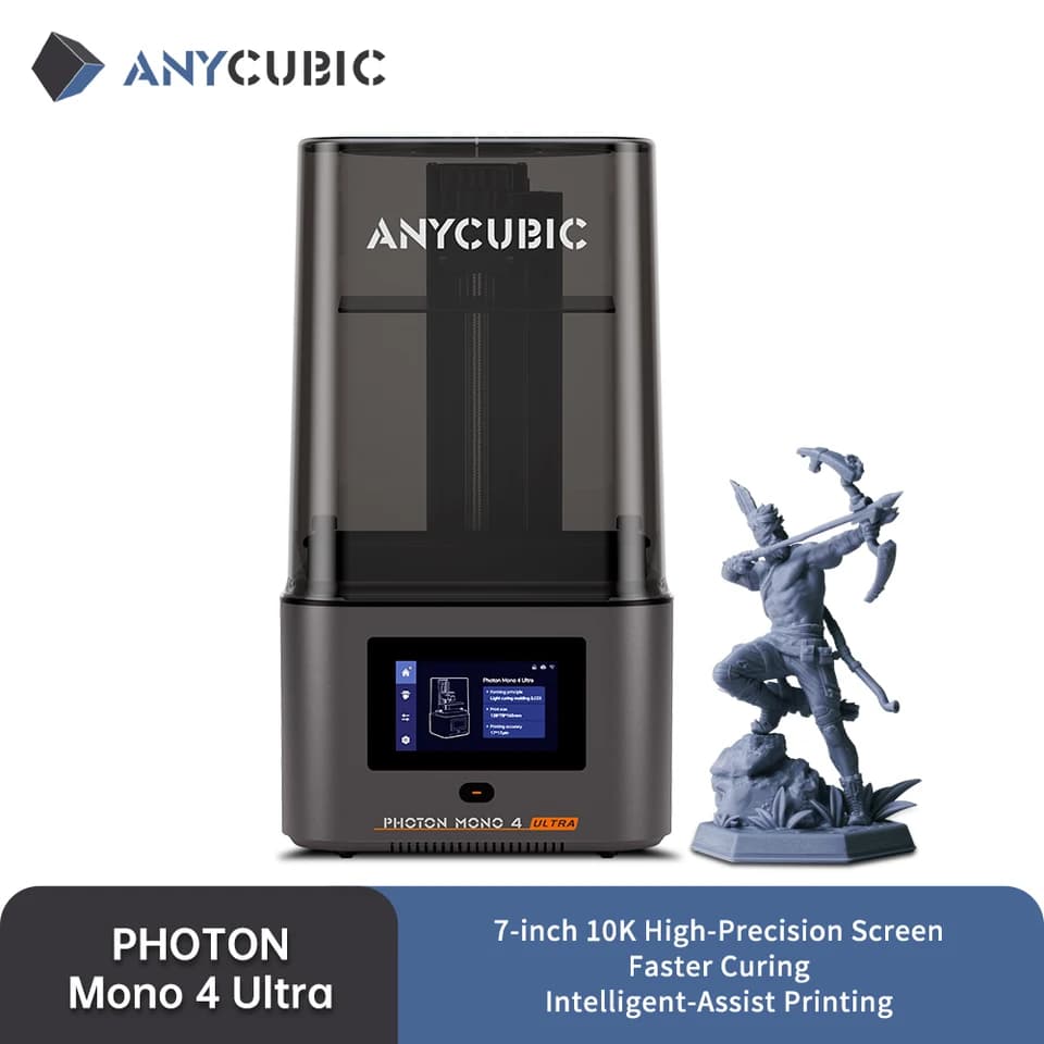 ANYCUBIC Photon Mono 4 Ultra 3d printer | 7" 10K LCD | High-speed resin printing - Thumbnail 2