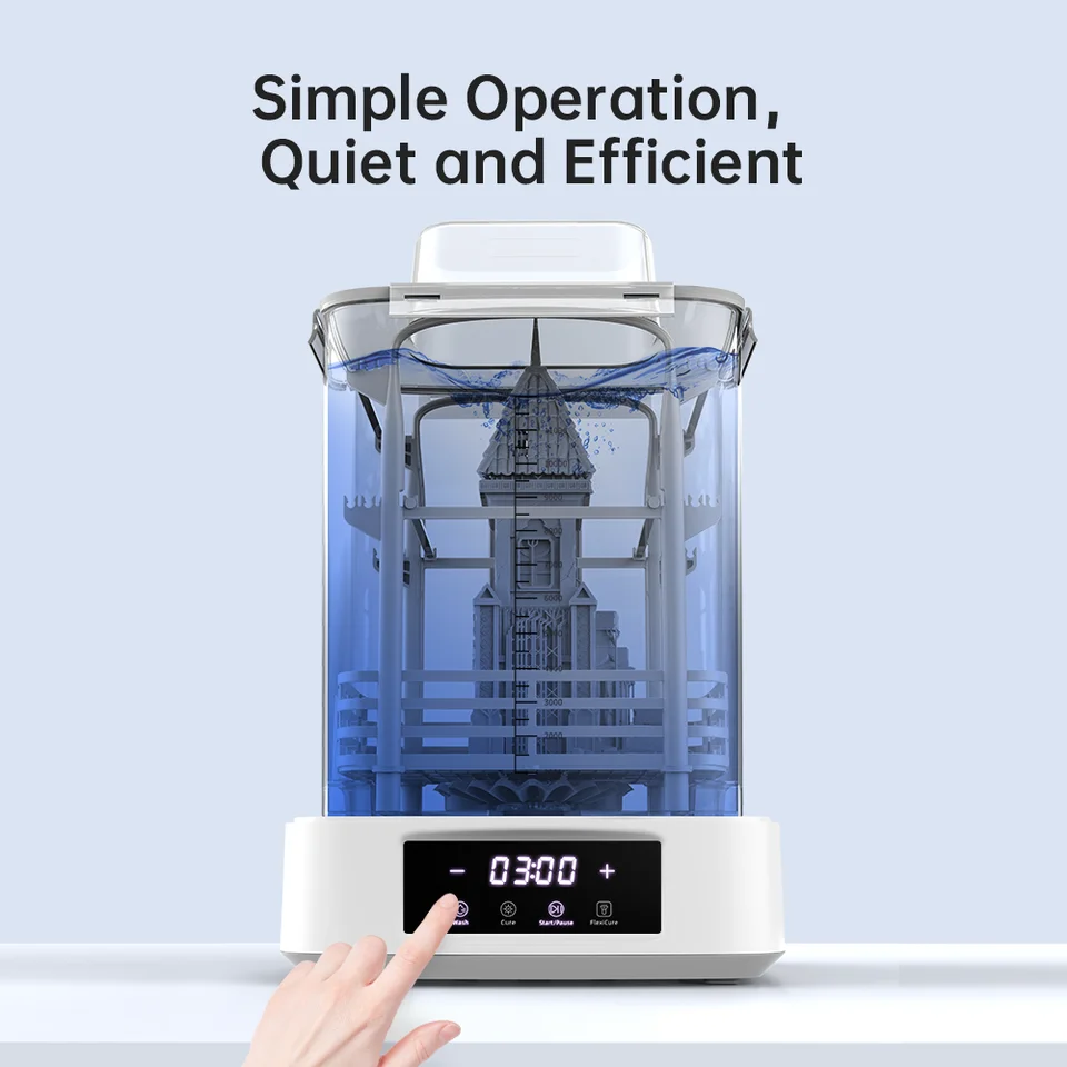 ANYCUBIC Wash & Cure 3 Plus 3d printer | Large Volume Resin Curing & Washing | 228x128x250mm - Thumbnail 5