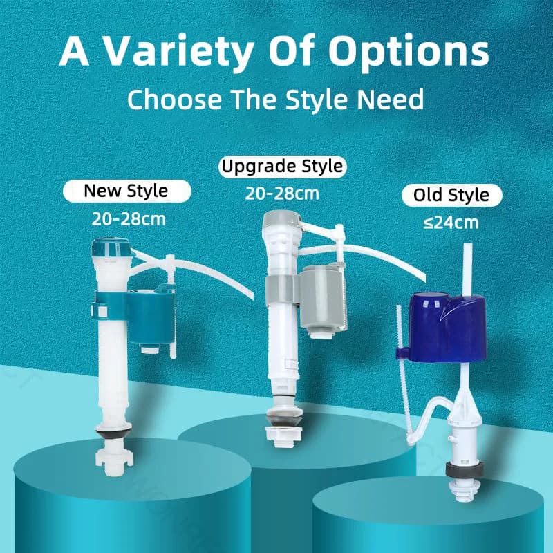 Universal Toilet Flush Valve Kit | Dual Flush & Adjustable Float | Trade Supply - Thumbnail 4