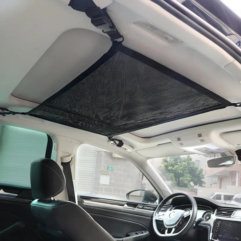SUV Cargo Net | Breathable Mesh Ceiling Storage | Strong Load-Bearing Organiser - Thumbnail 4