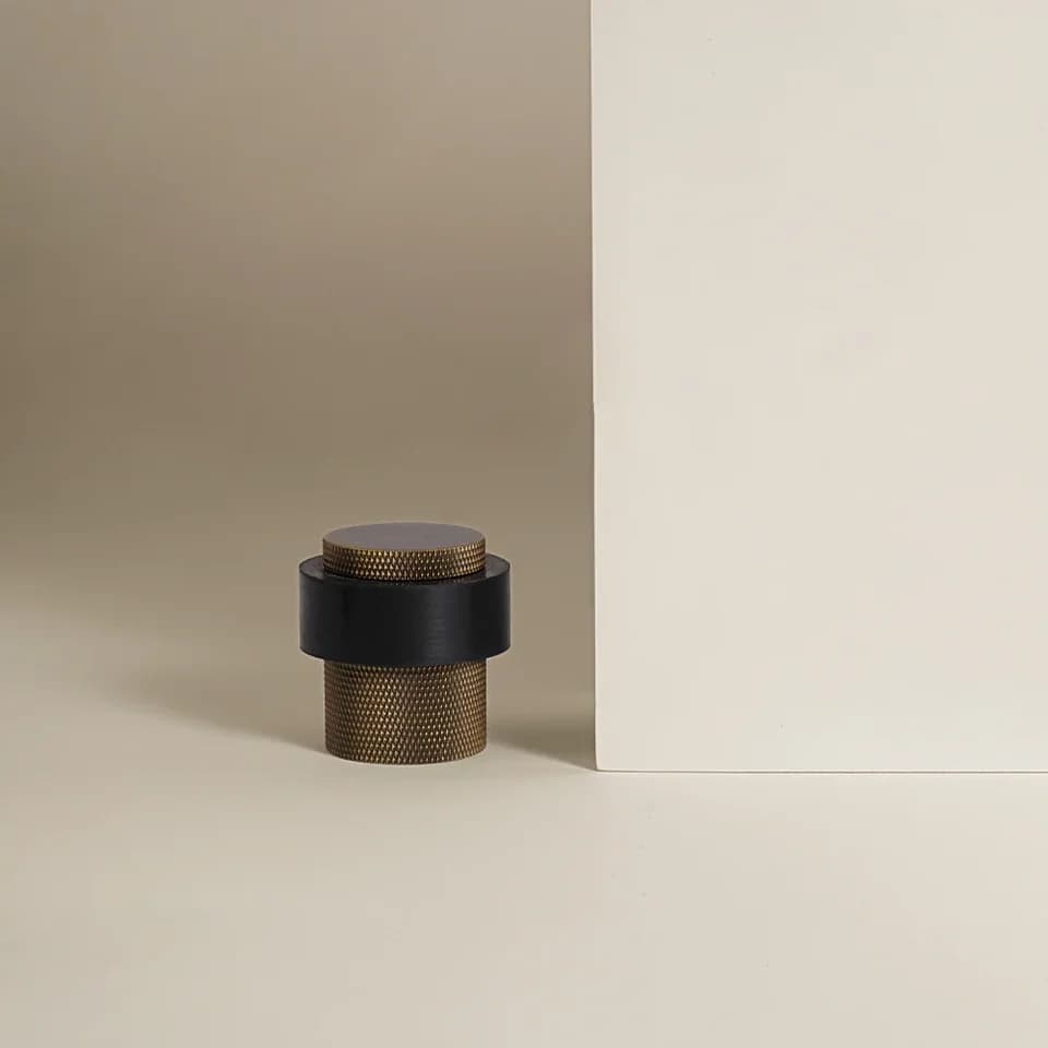 SAILANKA Brass Rubber Door Stopper | Heavy Duty Floor Mount | Security Protection - Thumbnail 5
