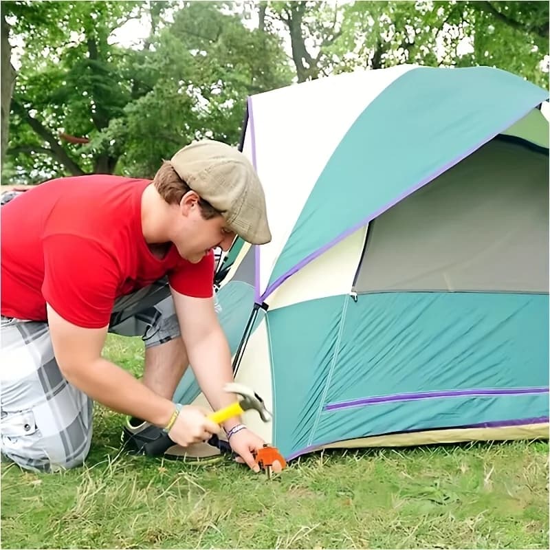 Heavy-Duty Ground Screw Anchors | Threaded with Hex Head | For Tents & Canopies - Thumbnail 3