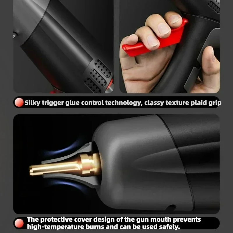Industrial Glue Gun | Digital Temp Control 300W/800W | Woodworking & Trade - Thumbnail 6
