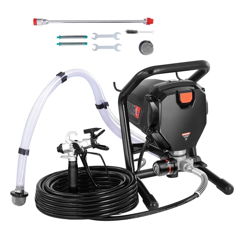 750W 950W Airless Paint Sprayer | 3000PSI High Efficiency | Home & Interior Use - Thumbnail 2