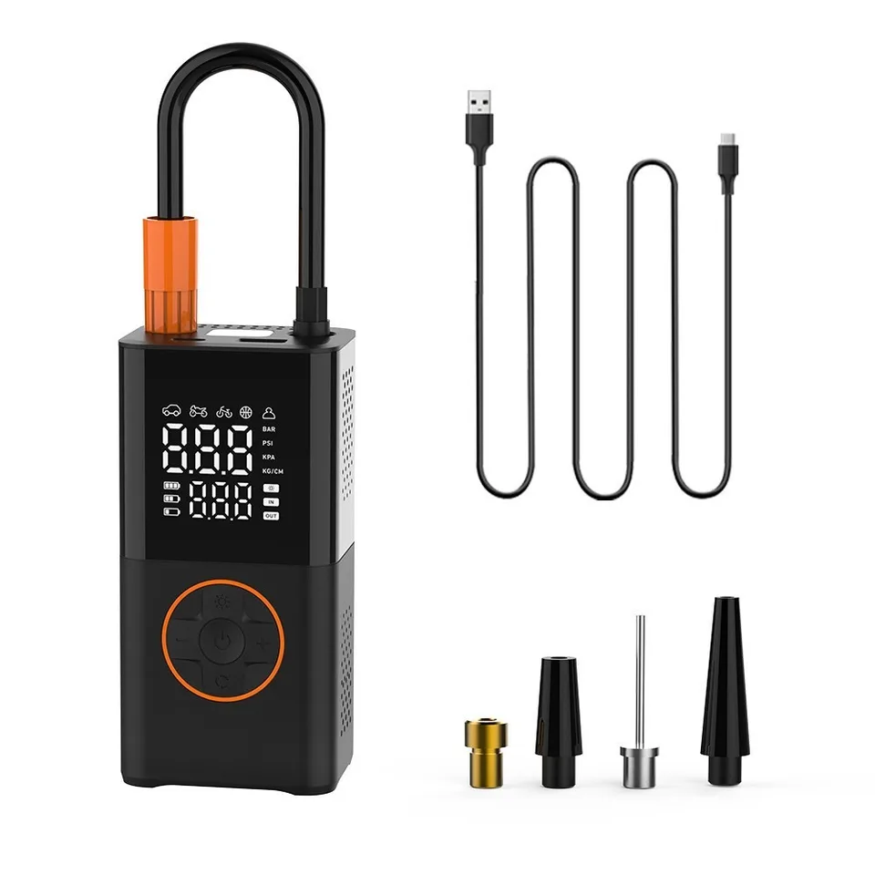 Digital Tyre Inflator | Wireless Charging | Car & Bike Portable Pump - Thumbnail 3