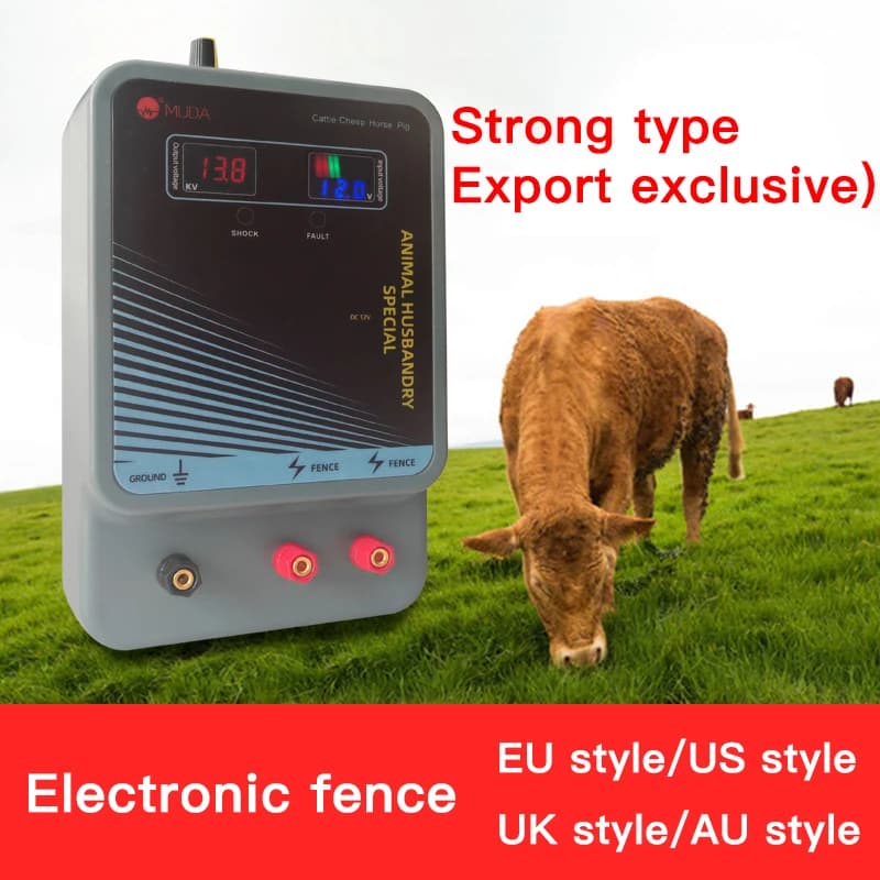 Electric Fence Energiser Controller | 12V Adjustable Voltage | Livestock & Horse Fence Post Spike - Thumbnail 3