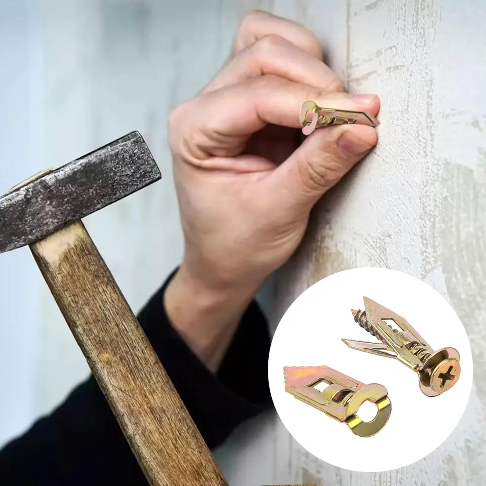 Plasterboard Fixings | Self-Drilling Drywall Anchors | Gypsum Plasterboard Dowel - Thumbnail 3