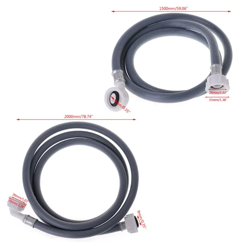 Washing Machine Hose | 90° Bent Inlet Water Feed | Dishwasher Fill Pipe - Thumbnail 2