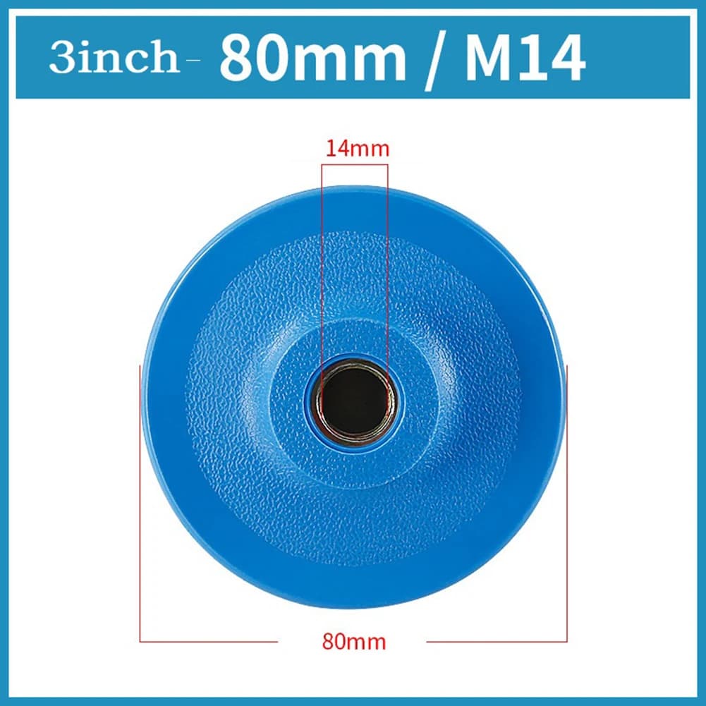 6-Inch Hook & Loop Sanding Disc | 15-Hole Soft Interface Pad for Polishers - Thumbnail 6