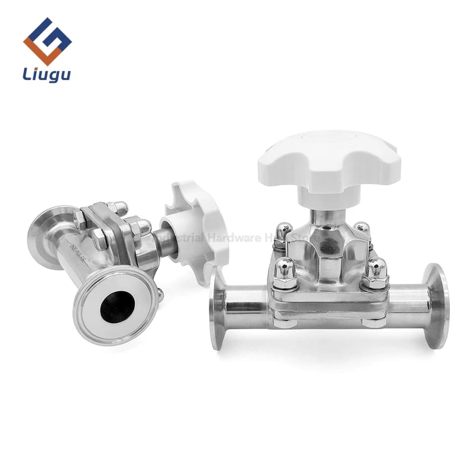 SS316L Double Check Valve | Sanitary Diaphragm | Food/Brewing DN15-50 - Thumbnail 7
