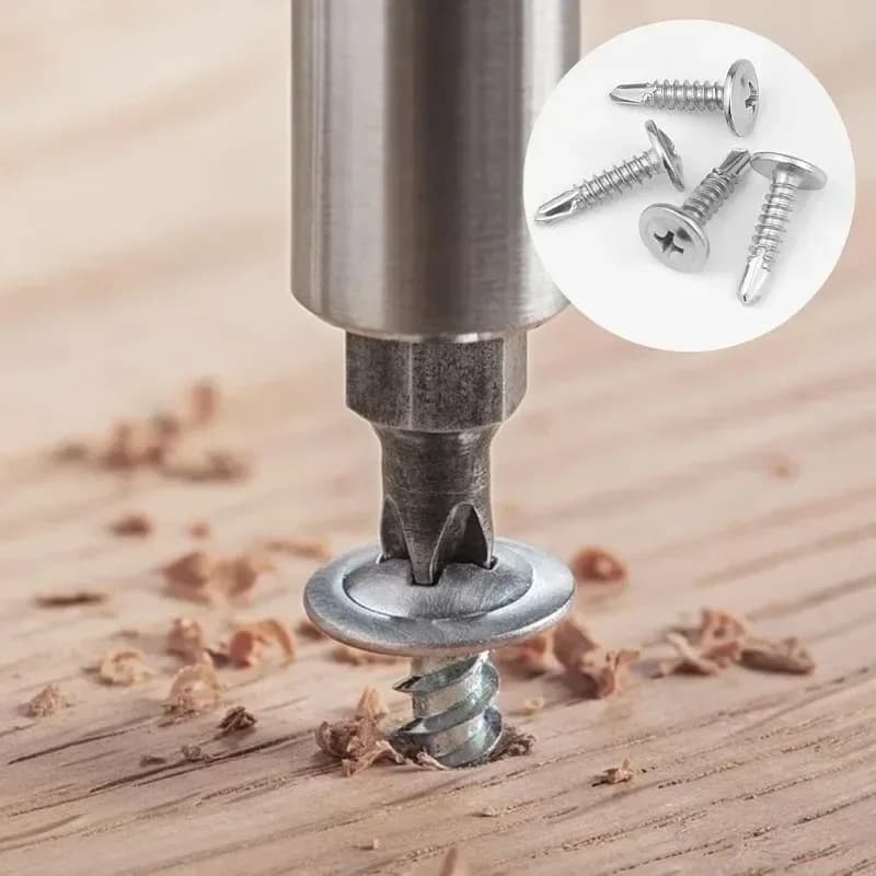 Self Tapping Screws | Stainless Steel Round Washer Head | Wood & Sheet Metal - Thumbnail 3