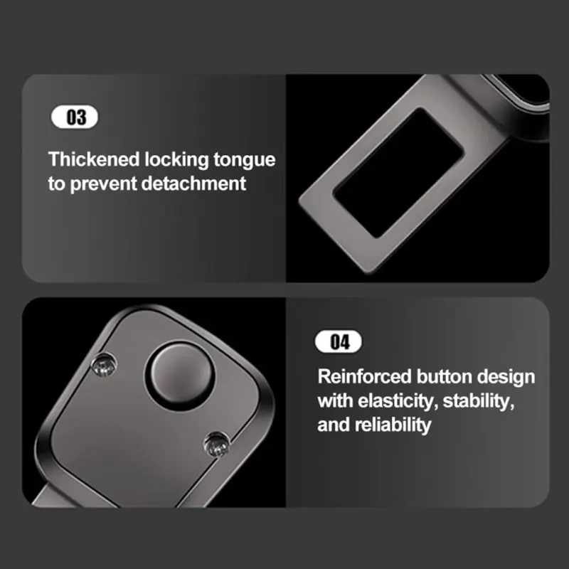 Seat Belt Extender | For Smart Fortwo & Forfour | Jewelry Style Clip - Thumbnail 3
