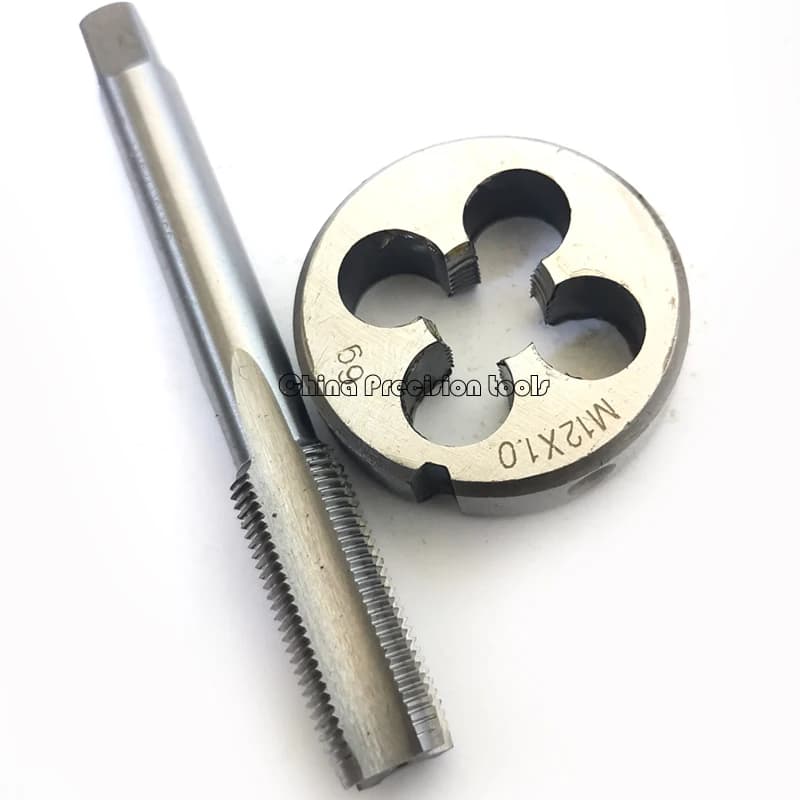 HSS Left Hand Tap & Die Set M12 | Metric Threading Tools | Machine Straight Flute - Thumbnail 3