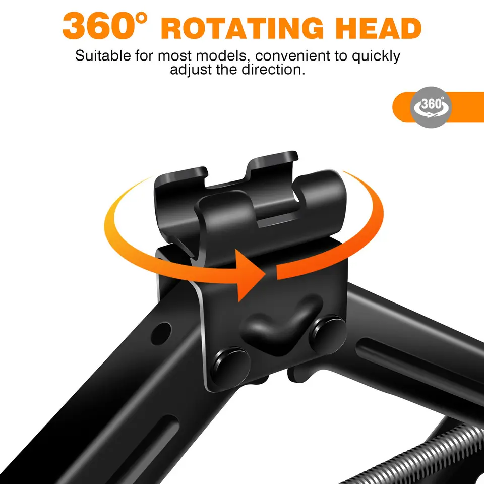 2 Ton Scissor Jack | 11-39cm Lift Range | Carbon Steel for Tyre Repair - Thumbnail 4