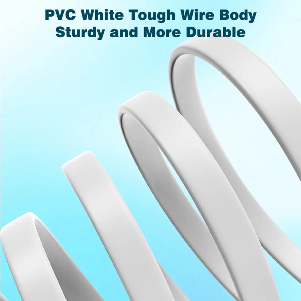 Cat6 Flat Ethernet Cable | 1Gbps RJ45 Patch Lead | Low Profile Internet Cable - Thumbnail 6