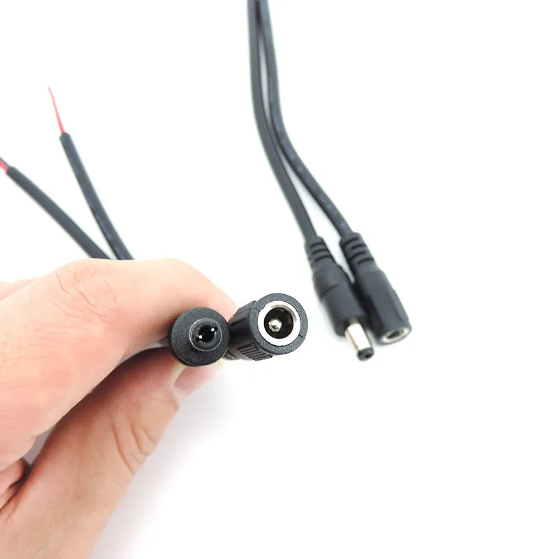 DC Power Connector Cable 5.5x2.1mm | Flexible Power Supply Lead | LED Strip Light Camera - Thumbnail 6