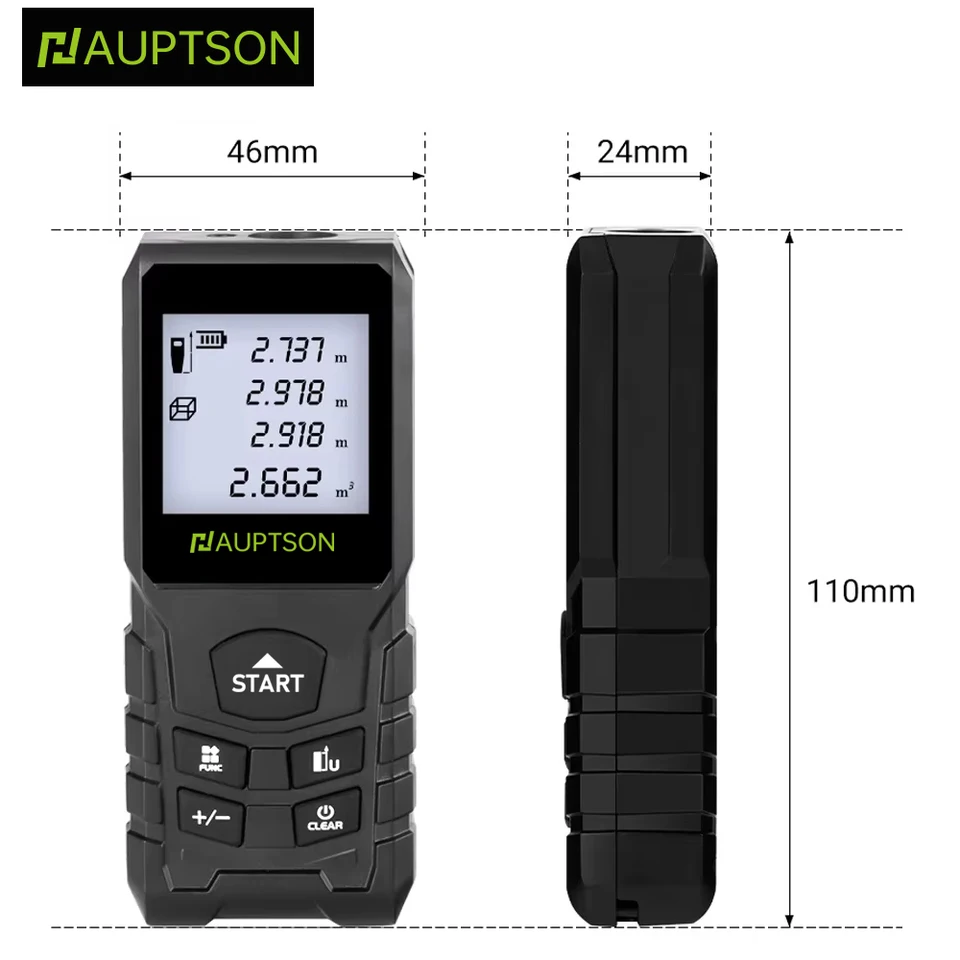 HAUPTSON Laser Measure 70/100M | Digital Distance Meter | Construction Tool - Thumbnail 6