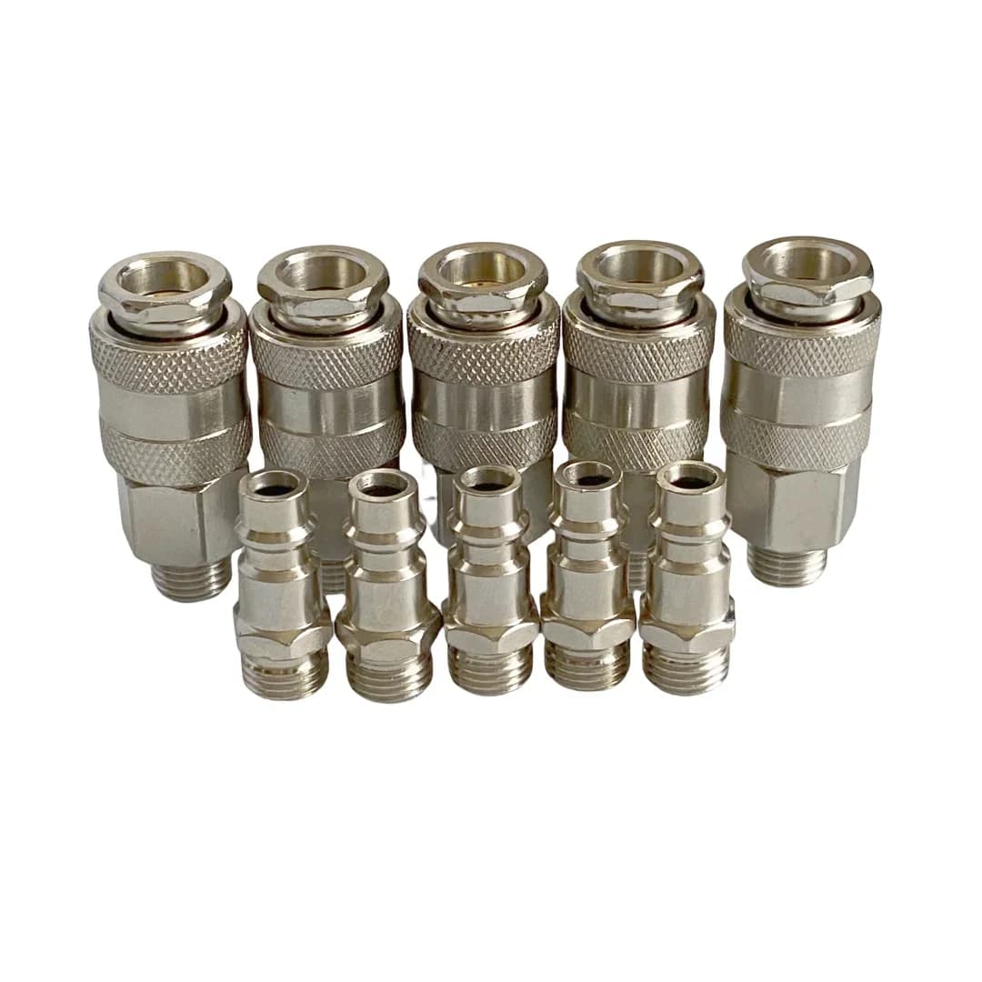 5Pcs EU Type Pneumatic Quick Fitting Connector PM20 SM20 Wit - Premium Industrial & Machinery > Hydraulics & Pneumatics with professional quality and features