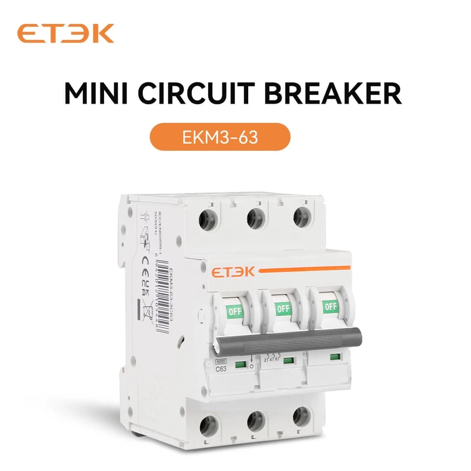Miniature Circuit Breaker AC MCB | C Curve 35mm DIN Rail | 1-4P 6-63A 230V - Thumbnail 5