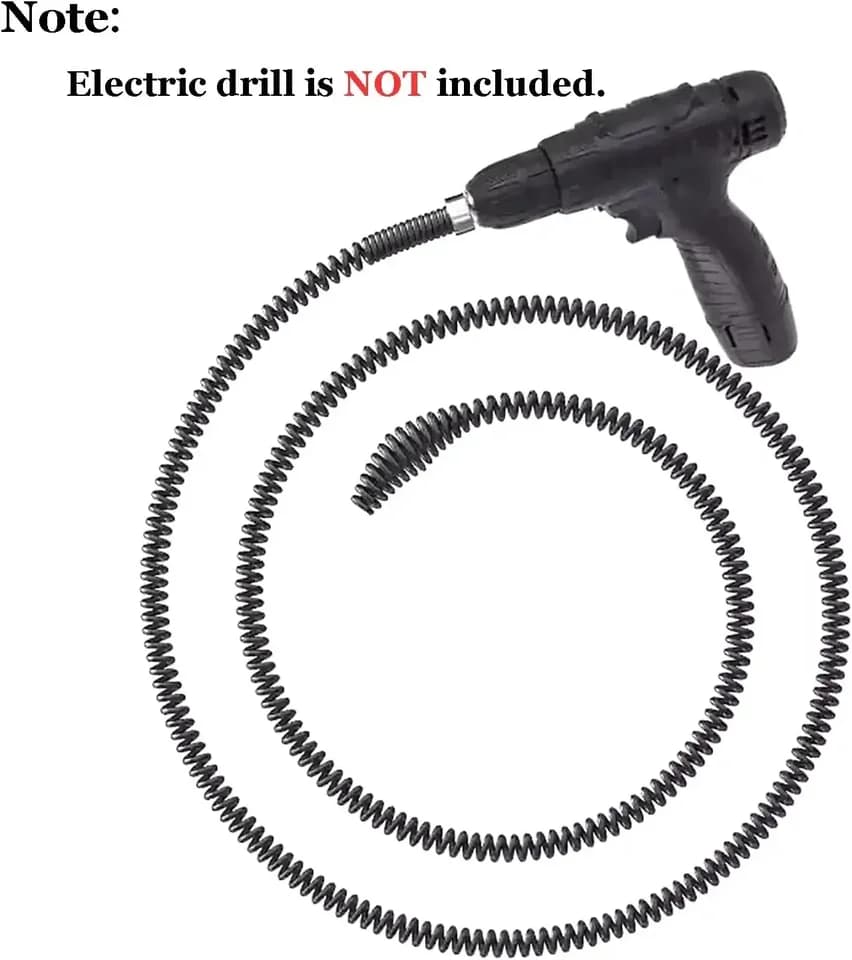 Radiator Brush for Cleaning | Flexible Drill Cable | Drain Clog Remover - Thumbnail 3