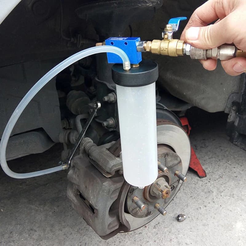 Brake Bleeder Kit | One-Person Brake Fluid Change Tool | Universal - Thumbnail 3