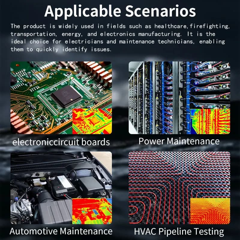 ZT-R01 Thermal Imaging Multimeter | 2-in-1 IR & Electrical Tester | Industrial Circuit Diagnostics - Thumbnail 6