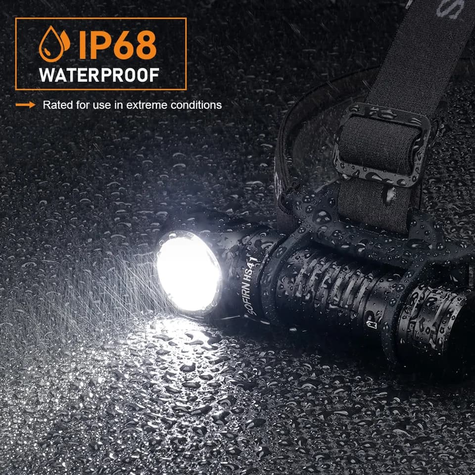 SOFIRN HS41 Head Torch | 4000lm USB-C Rechargeable | Magnetic Tail - Thumbnail 5