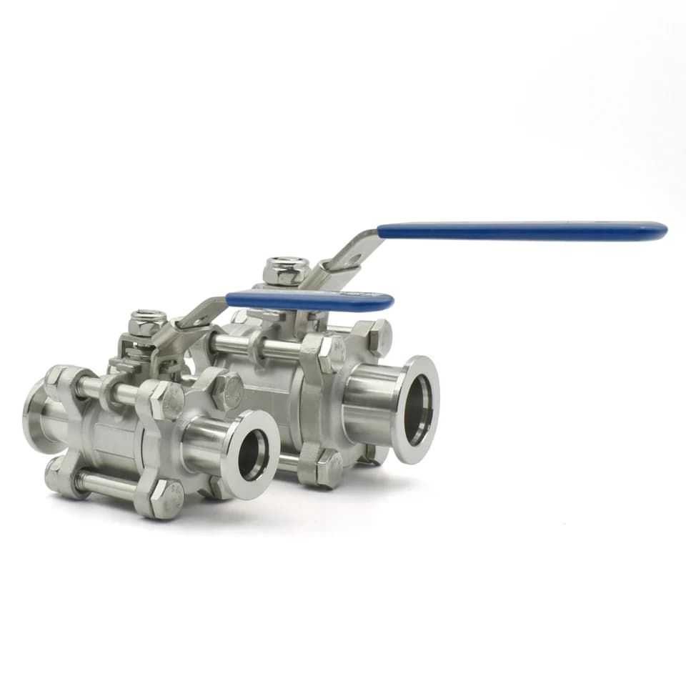 KF16-50 High Vacuum Ball Valve | 3-Piece SUS304 gate valve gate | Industrial Use - Thumbnail 2