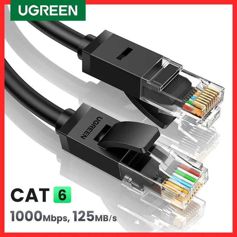 UGREEN Ethernet Cable CAT6 | 1000Mbps RJ45 Patch Lead | PC, PS5, Router & Modem - Thumbnail 3
