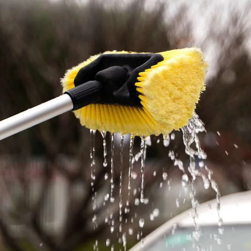 Telescopic Window Cleaning Pole | Extendable Water-Fed Brush | Car & Conservatory Glass Washer - Thumbnail 2