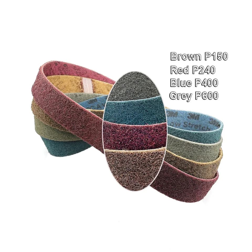Sanding Belts 915x50mm Non-Woven Nylon | Coarse Grinding to Fine Polishing - Thumbnail 4
