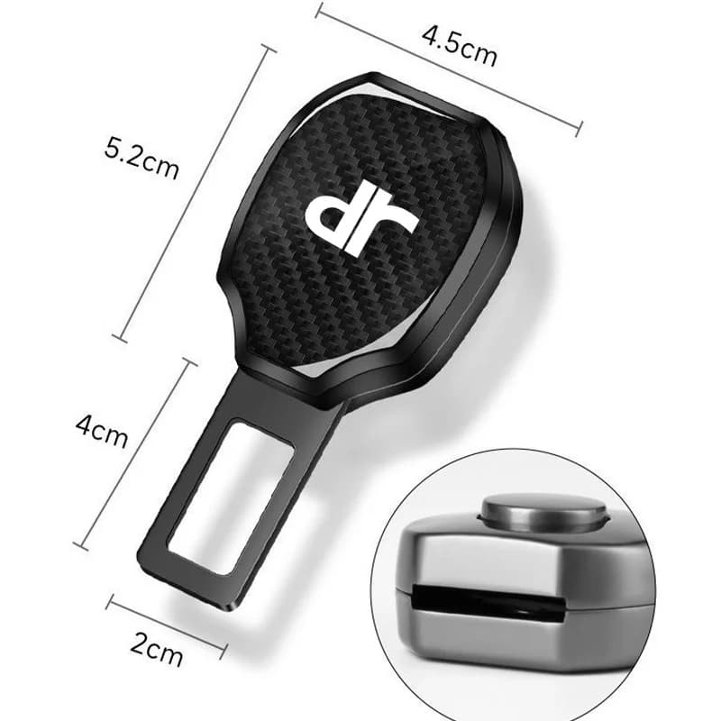 Fiber Seat Belt Extender | Universal Fit Lock Plug | Interior Accessory - Thumbnail 6