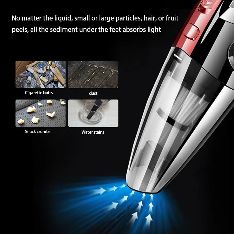Car Vacuum Cleaner | High Power Cordless | Auto Detailing Kit - Thumbnail 5
