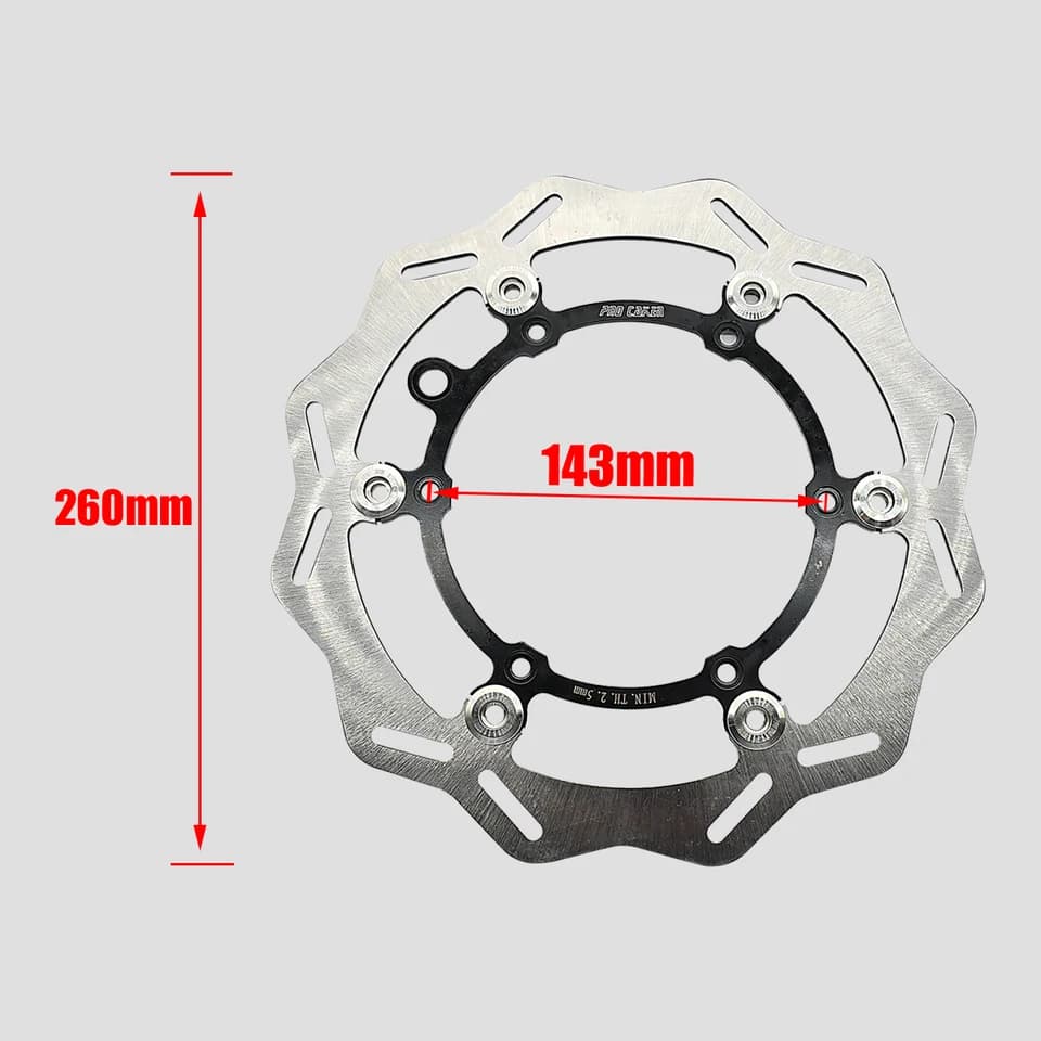 Brake Rotors Kit | 320mm Disc & Caliper Bracket for KTM - Thumbnail 3