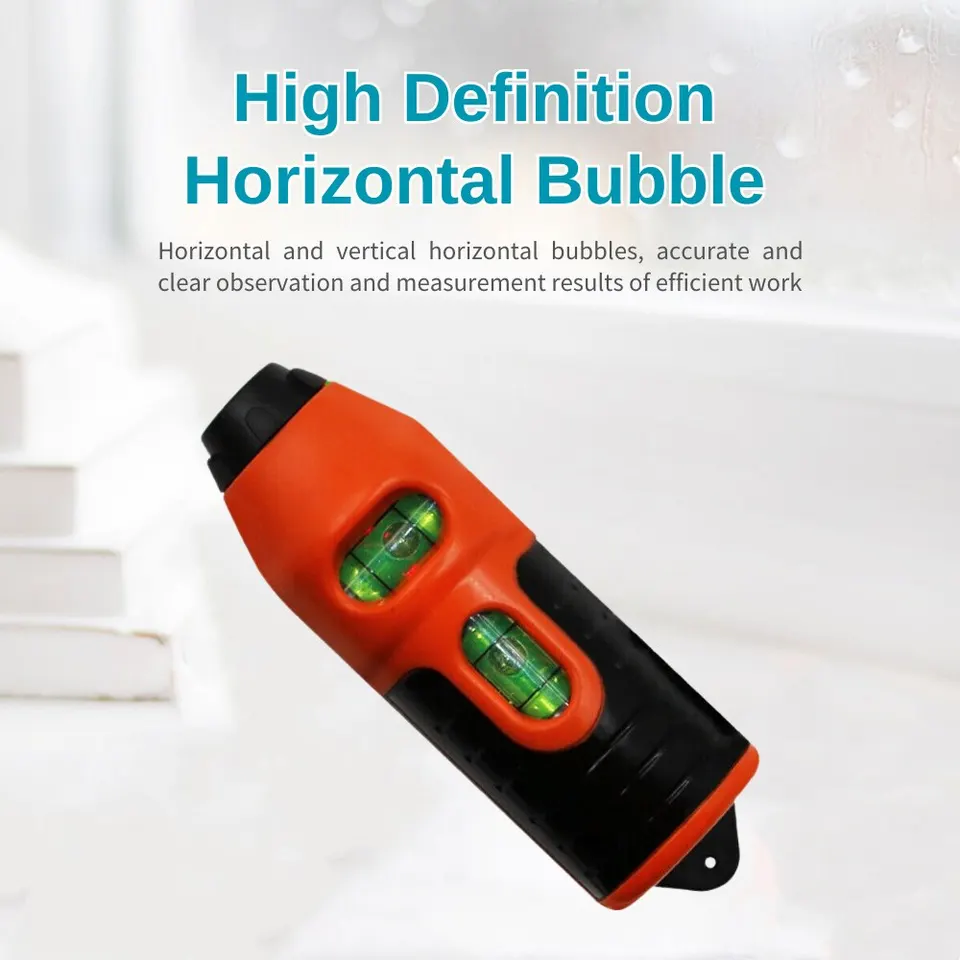 Mini Laser Level | Vertical & Horizontal Line Projection | Compact & Portable - Thumbnail 4
