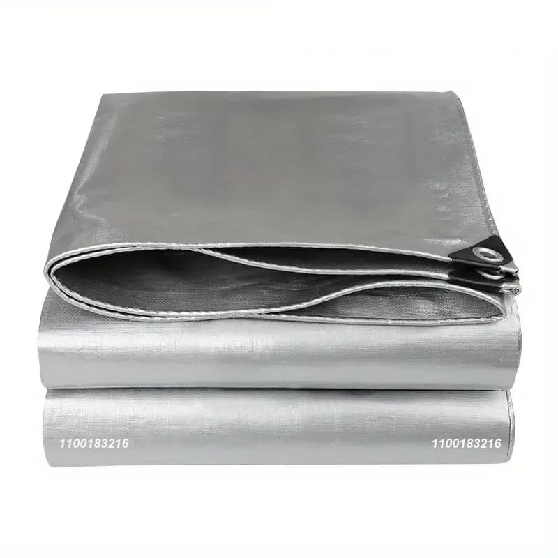 PE 0.32mm Tarpaulin | Waterproof & Rainproof Cover | Garden, Shed & Truck Use - Thumbnail 4