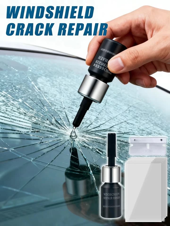 Repair Kit | Restores Chips & Cracks | Automotive Glass Fix Tool - Thumbnail 2
