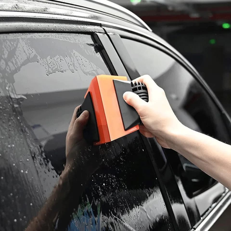 Window Squeegee Tool | Sharp Blade Replacement Scraper | Auto Tint & Car Wash - Thumbnail 3