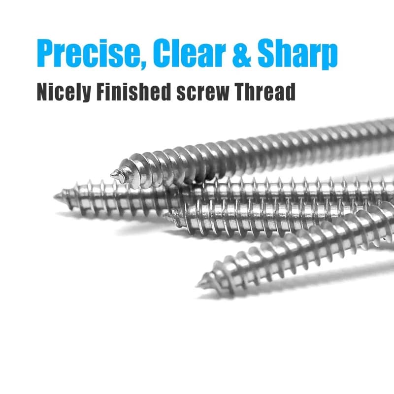 Stainless 304 Steel Wood Screws Assortment M3-M6 | Phillips Truss & Flat Head | Decking & Drywall Fixings - Thumbnail 5
