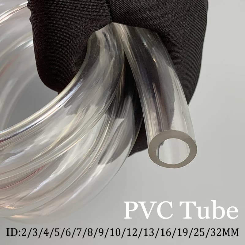 Washing Machine Hose | Clear PVC Tubing | 2-32mm ID Drain Pipe - Thumbnail 2