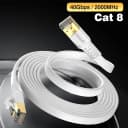 Cat8 White Flat