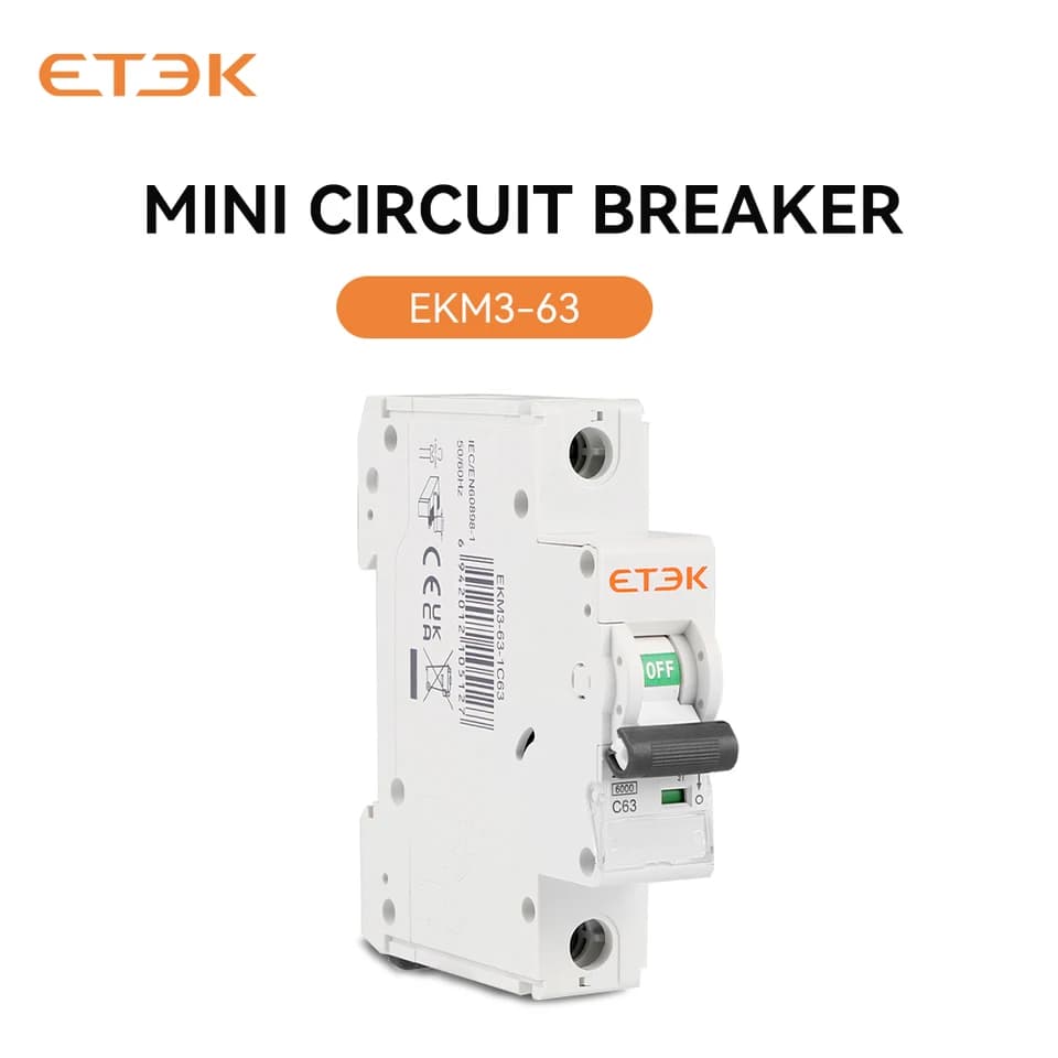 Miniature Circuit Breaker AC MCB | C Curve 35mm DIN Rail | 1-4P 6-63A 230V - Thumbnail 2