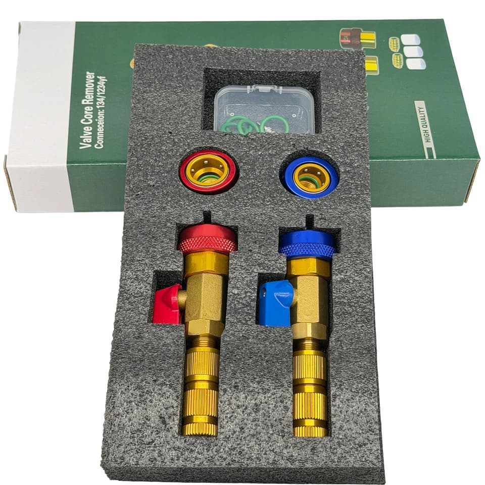 R1234YF Valve Core Tool | AC Refrigeration Schrader Remover | O-Ring Seal - Thumbnail 6
