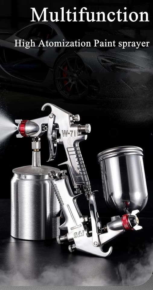 Professional Paint Sprayer | Siphon/Gravity Feed | Car & Furniture Painting - Thumbnail 7