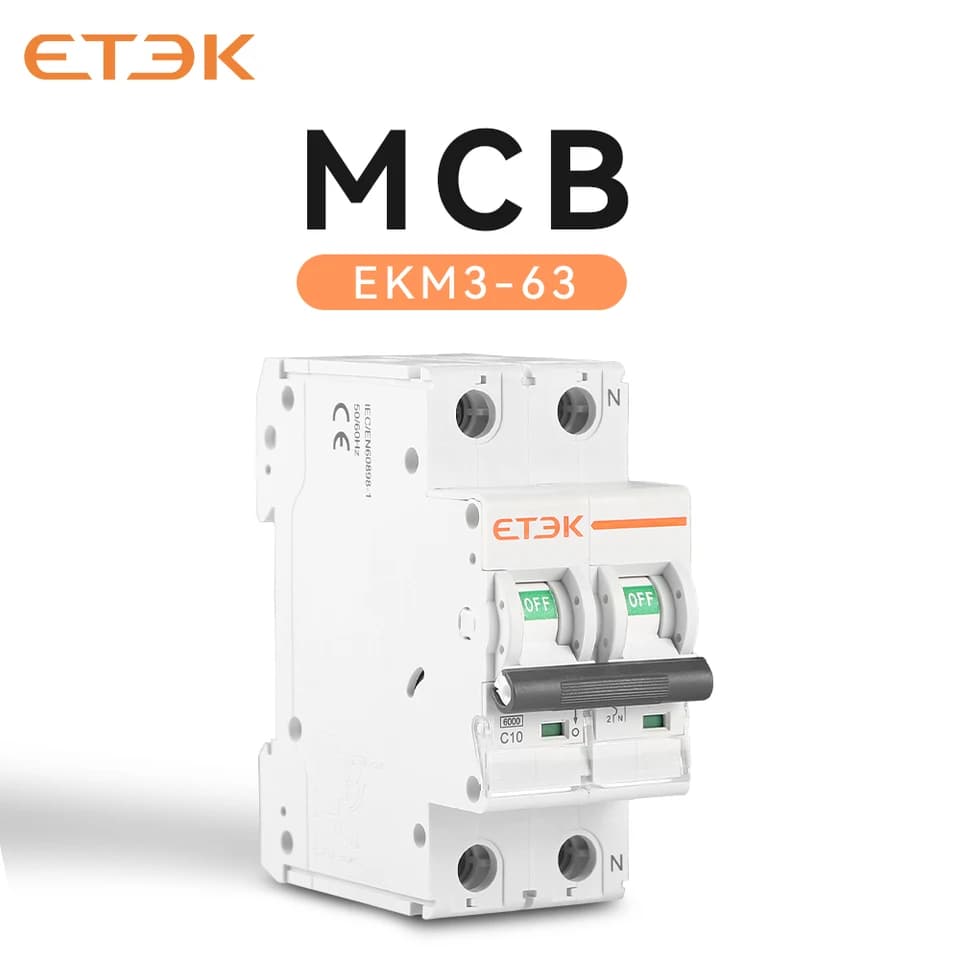 Miniature Circuit Breaker AC MCB | C Curve 35mm DIN Rail | 1-4P 6-63A 230V - Thumbnail 4